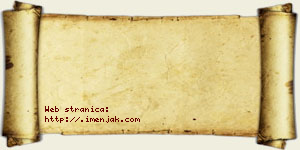 Jovana Španović vizit kartica